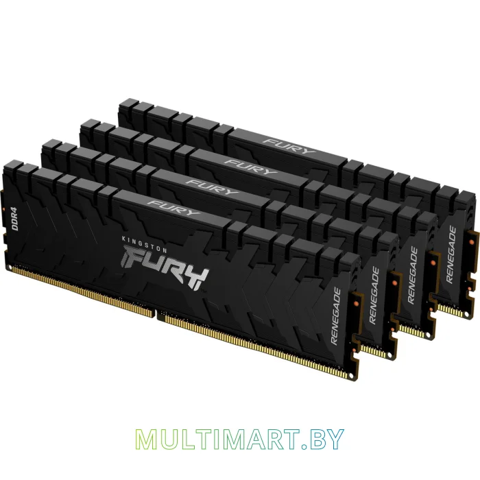 Оперативная память Kingston FURY Renegade 4x16GB DDR4 PC4-24000 (KF430C15RB1K4/64)